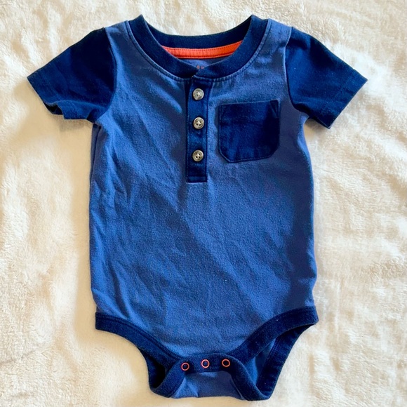 Cat & Jack Blue Baby Onesies - Set of 3 - Size: 0-3 Months - Picture 2 of 10